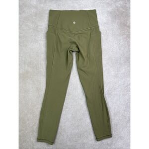 Athleta Salutation Stash Pocket Tights Women's Sz XS Green